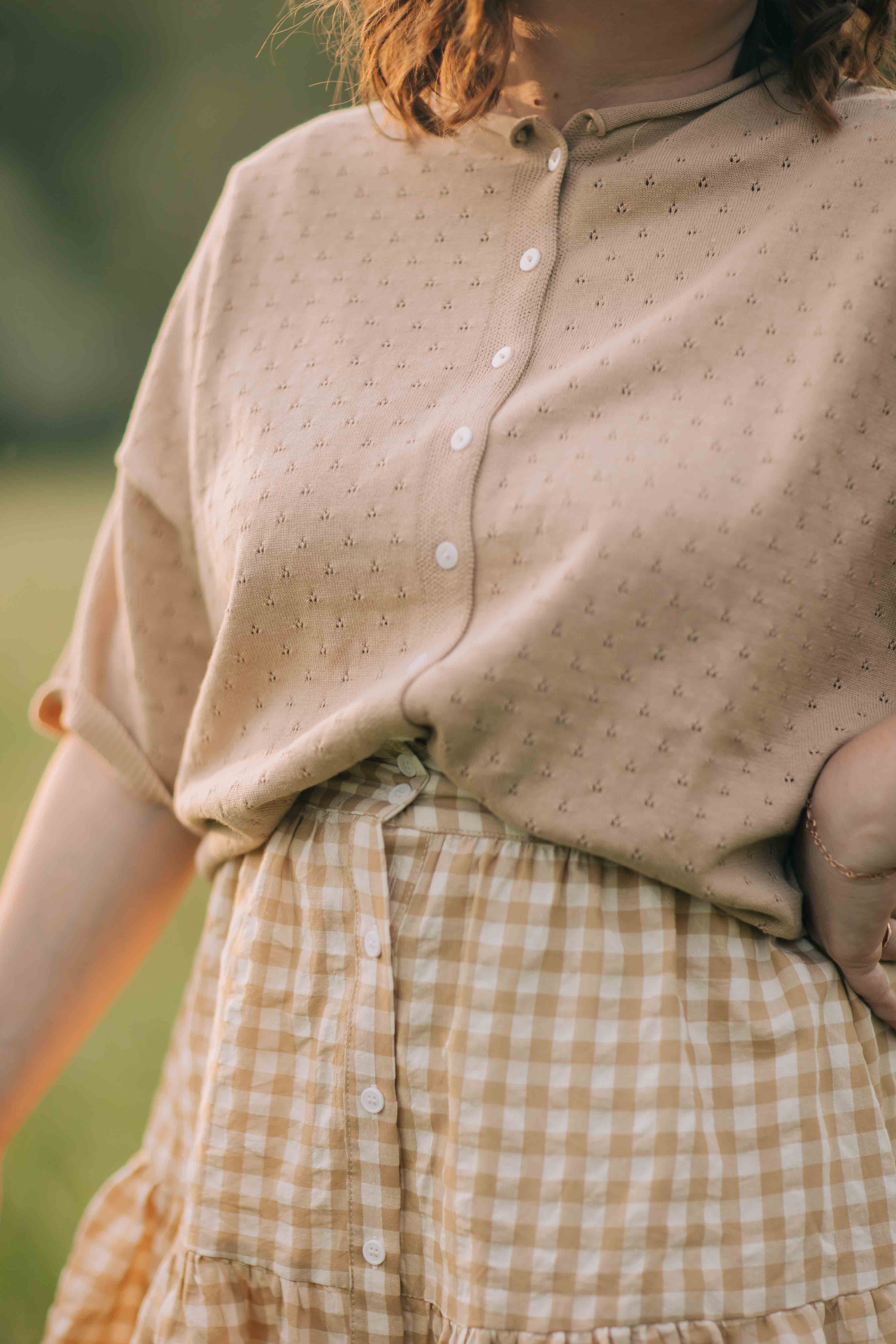 Kit Cardigan--Beige
