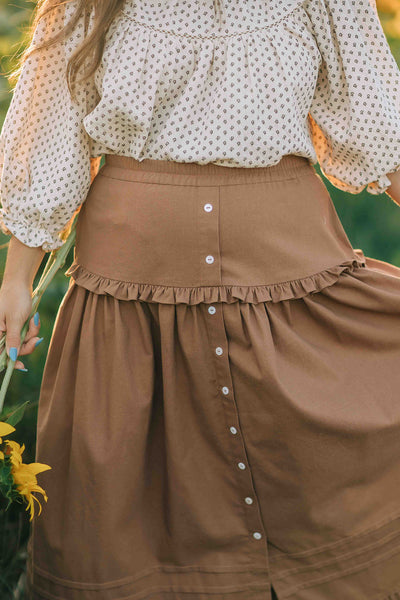 Alexa Skirt -- Milk Chocolate – dahl