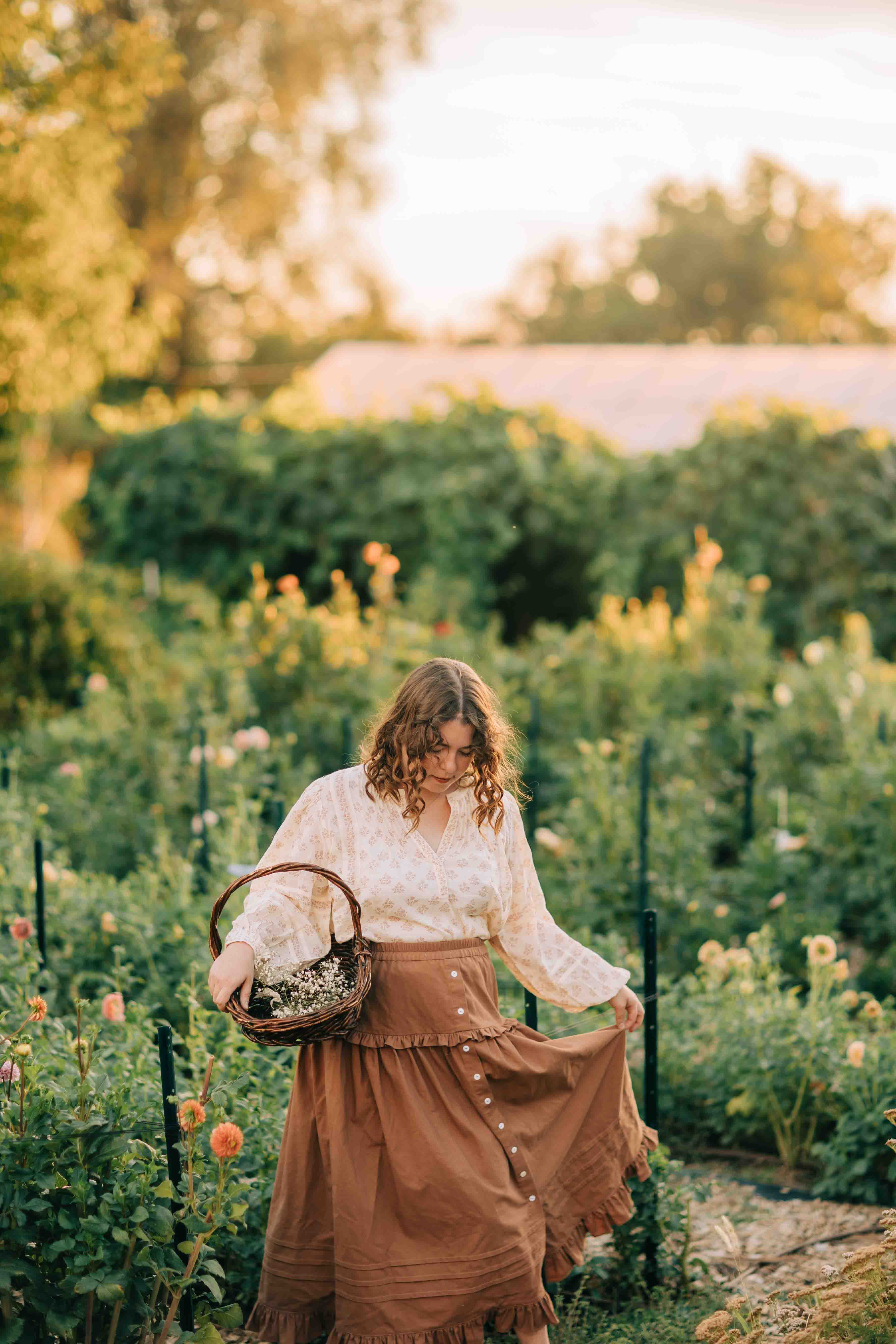 Alexa Skirt -- Milk Chocolate
