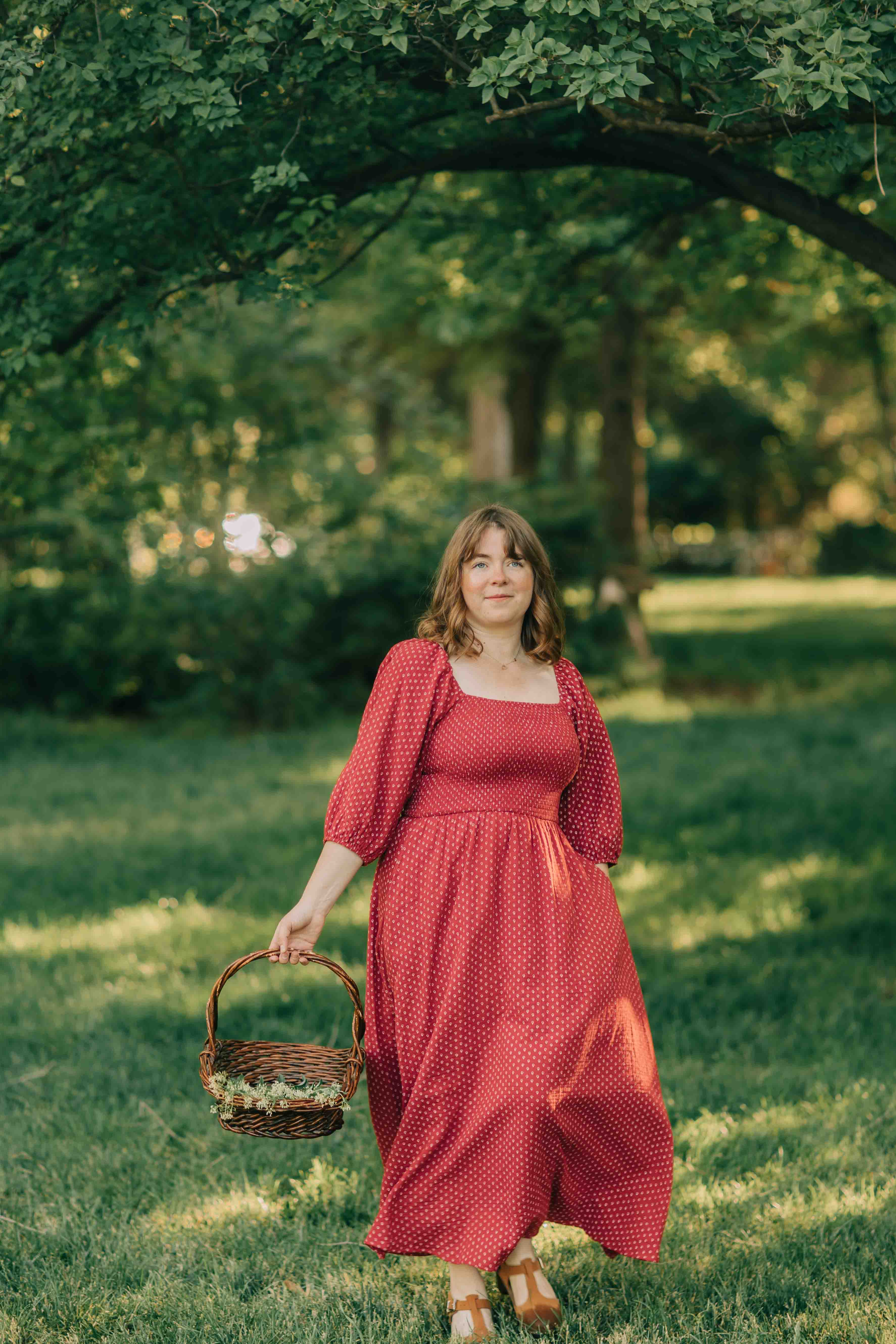 Colette Dress--Red