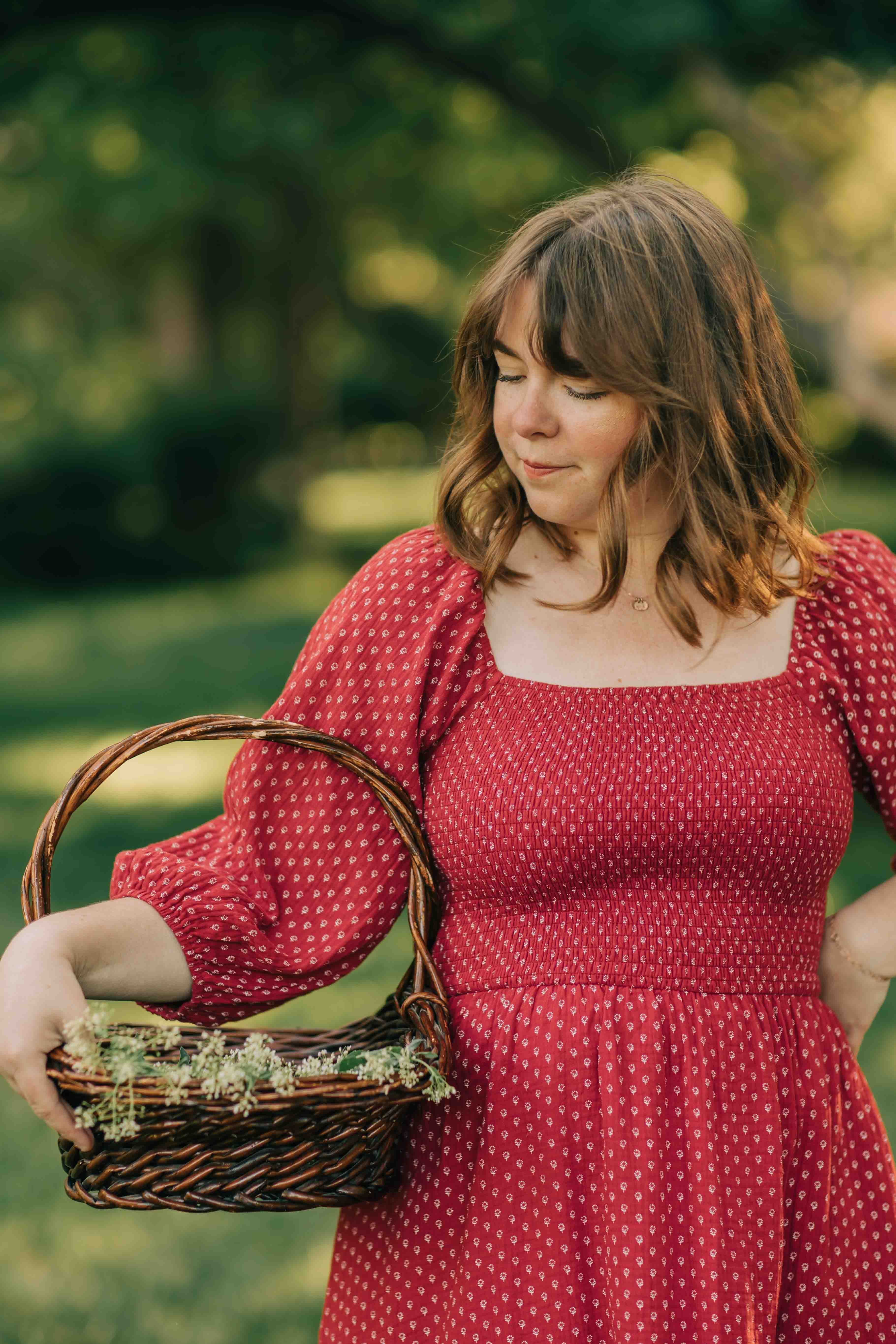 Colette Dress--Red