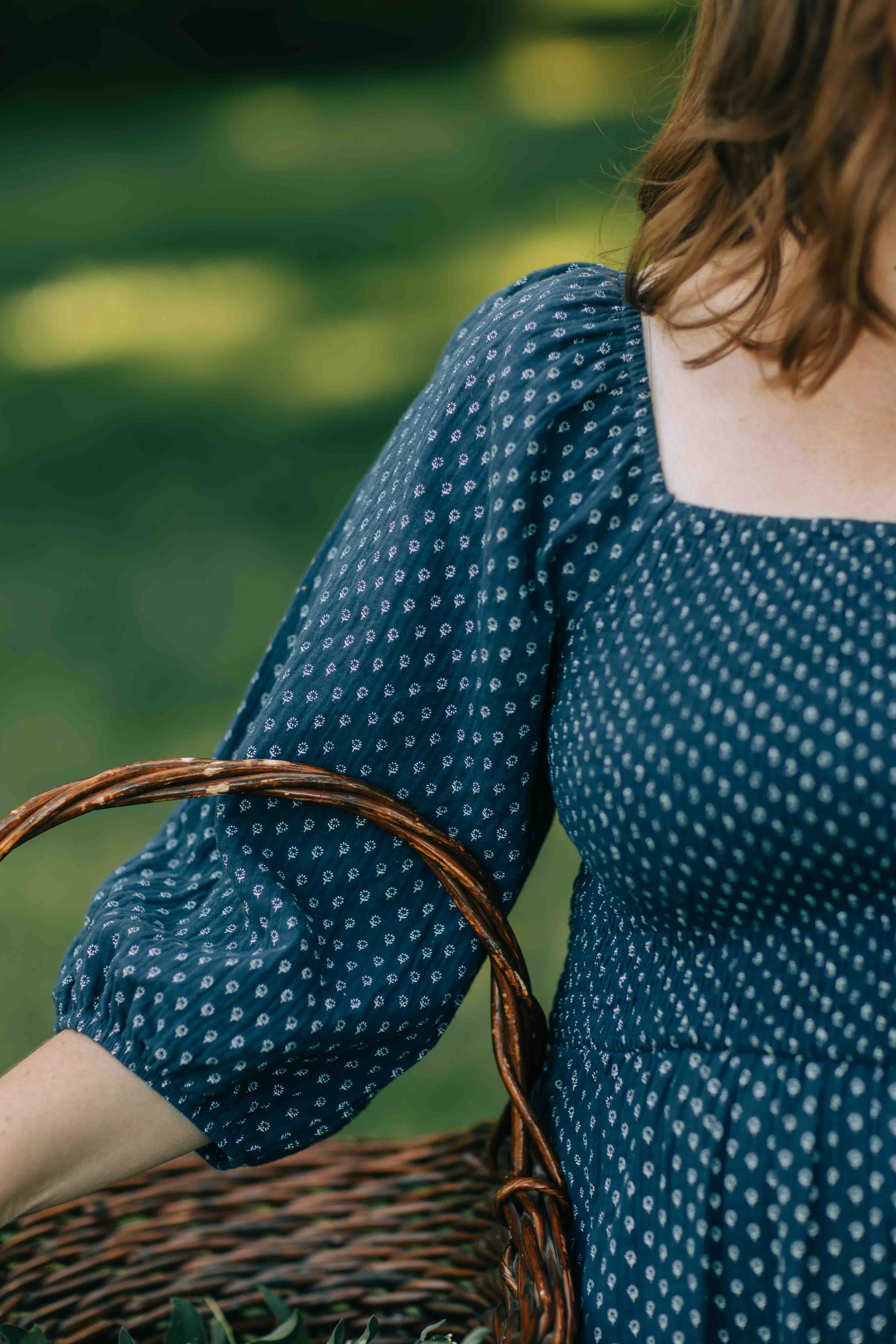 Colette Dress--Navy