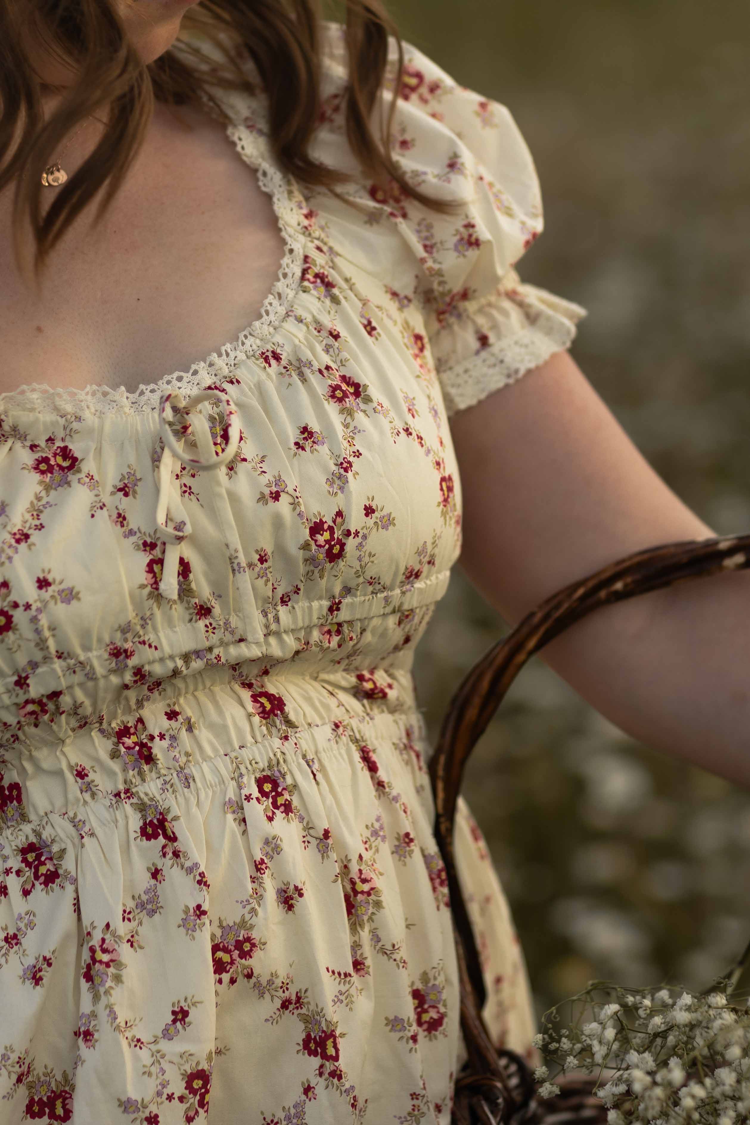 Elizabeth dress--red