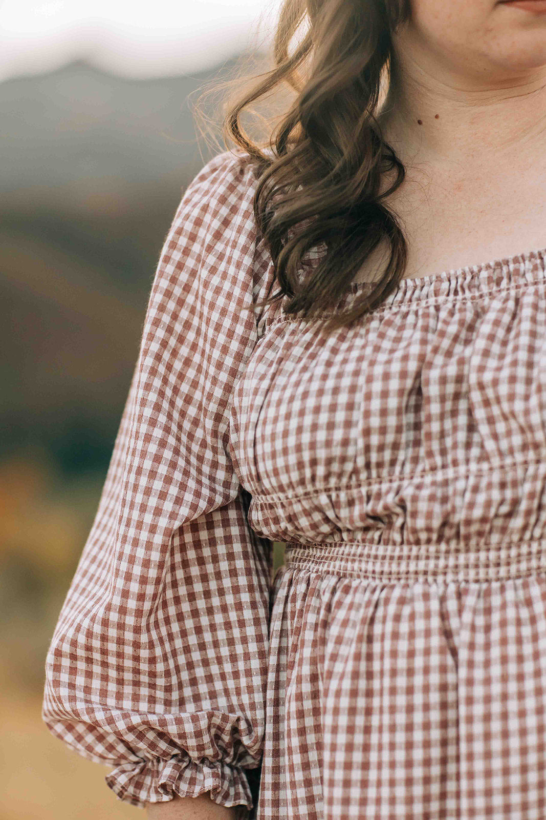Makelle Dress--gingham