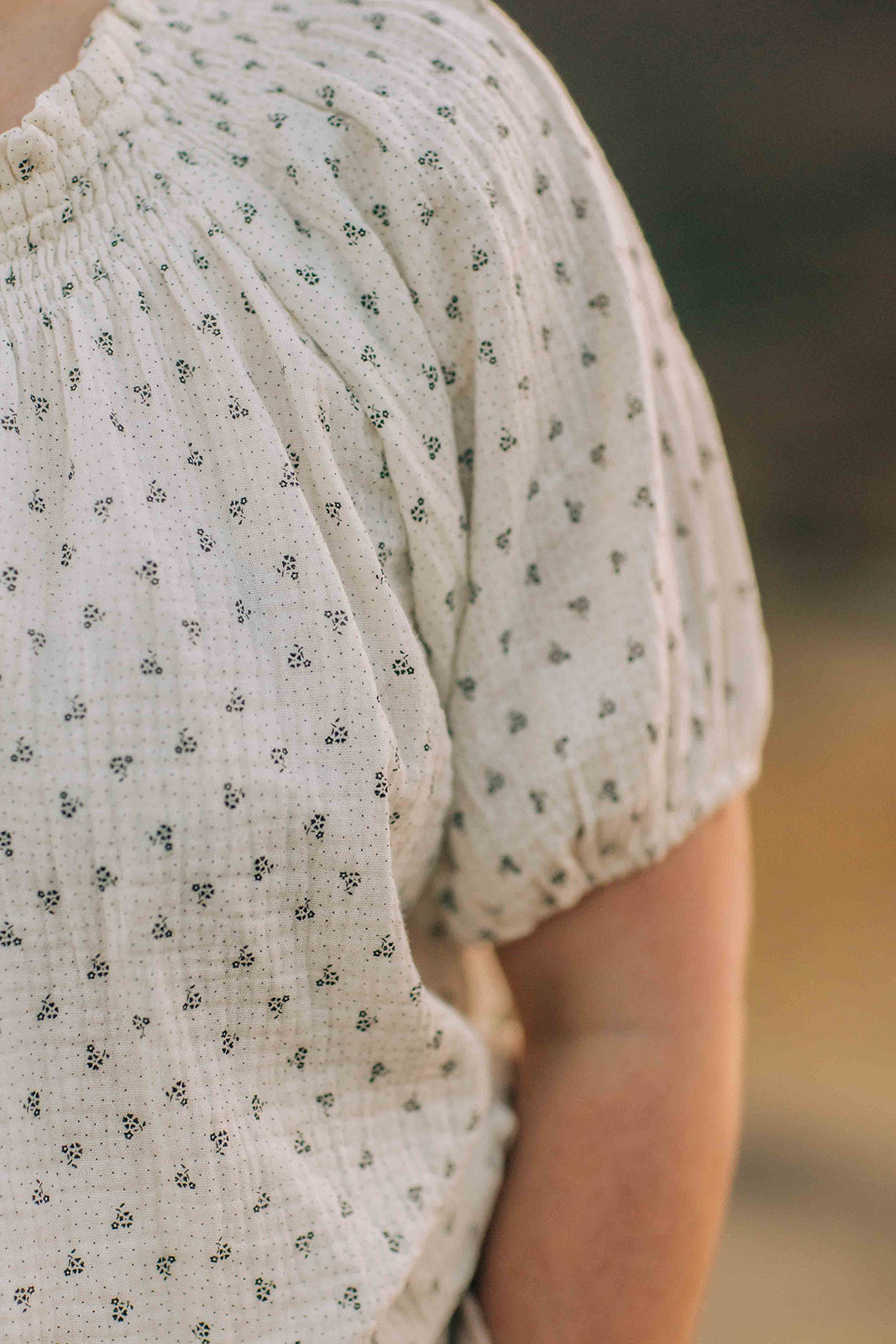Penelope Top - Black Floral