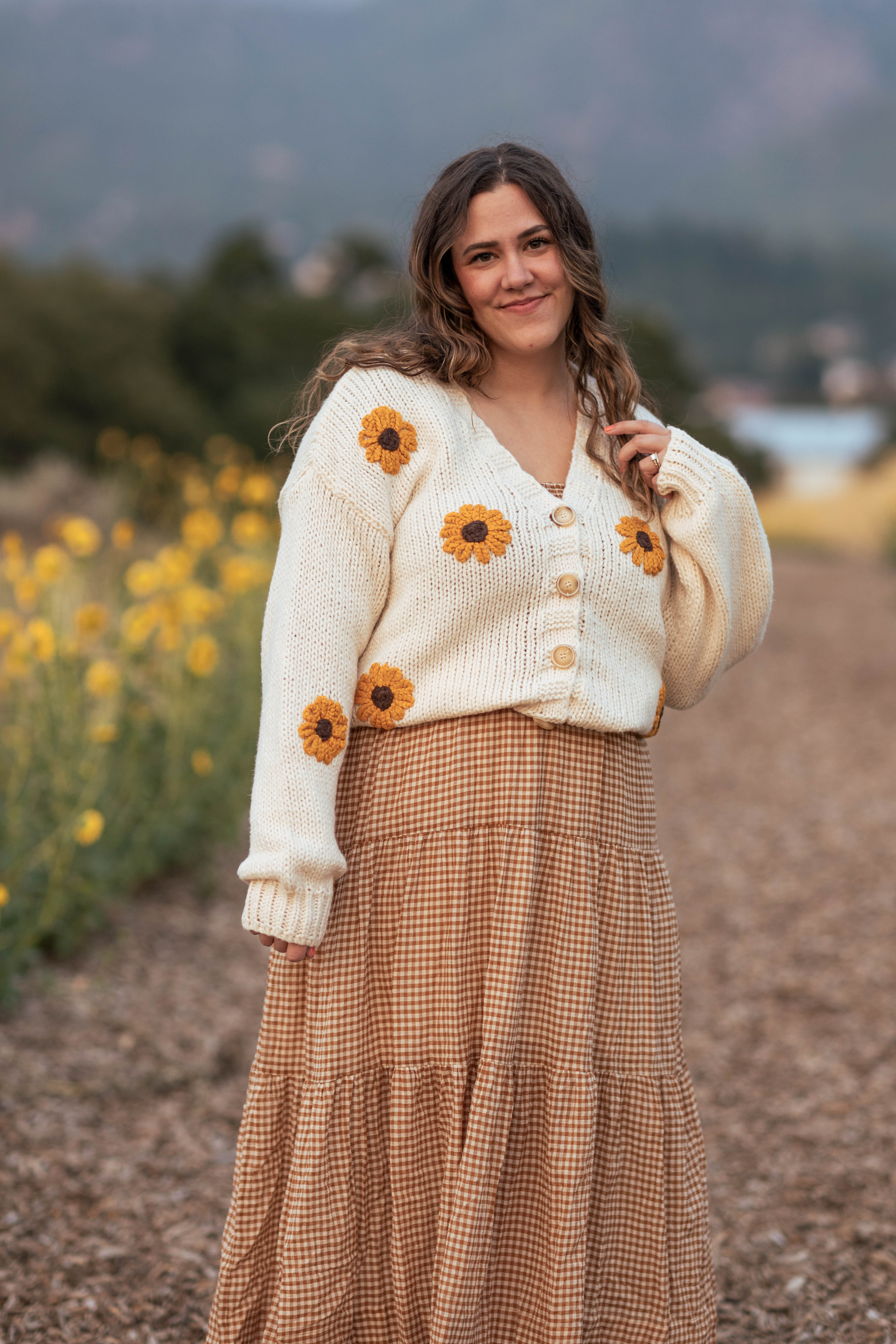 Sunflower cardigan