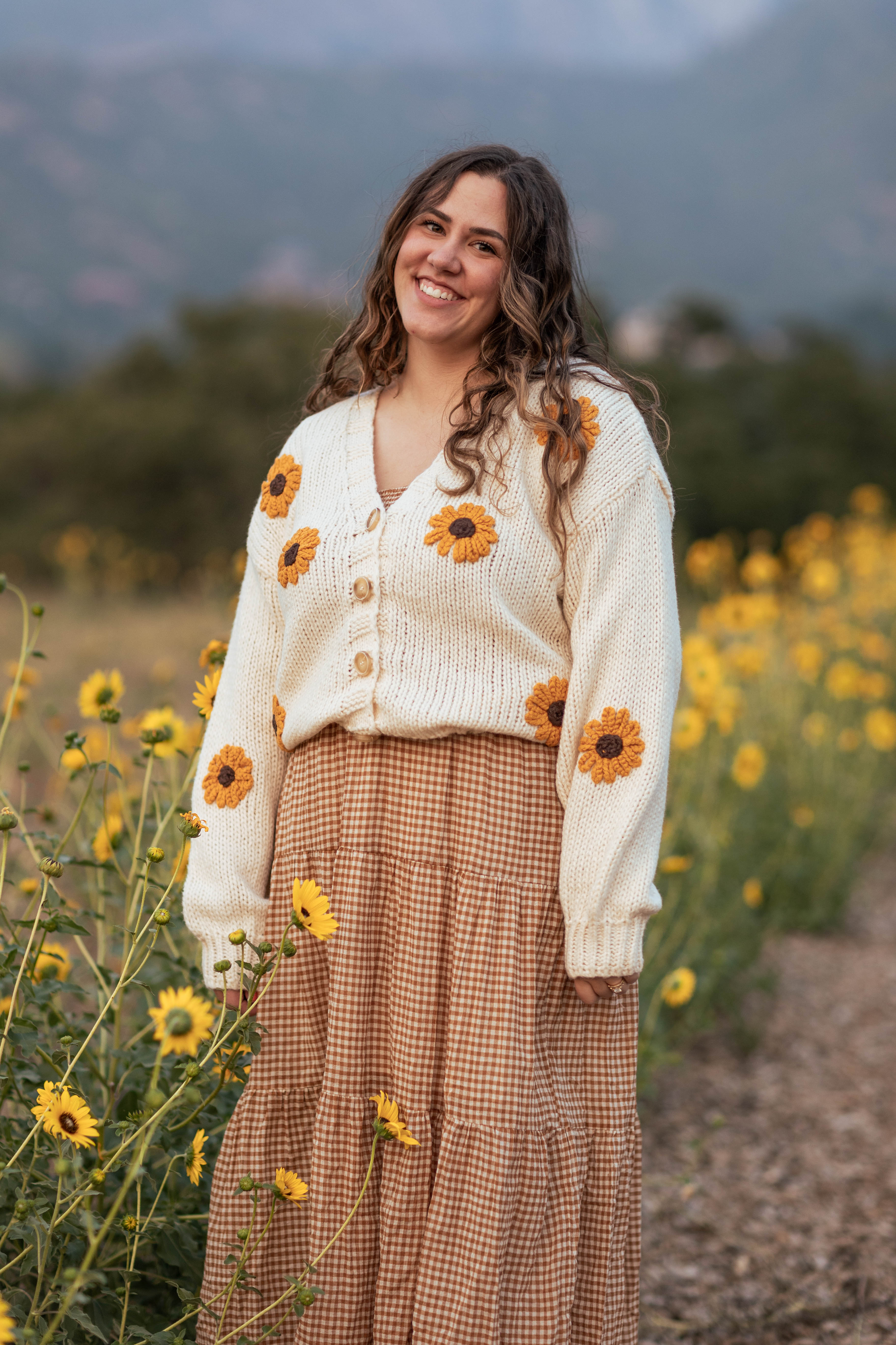 Sunflower cardigan