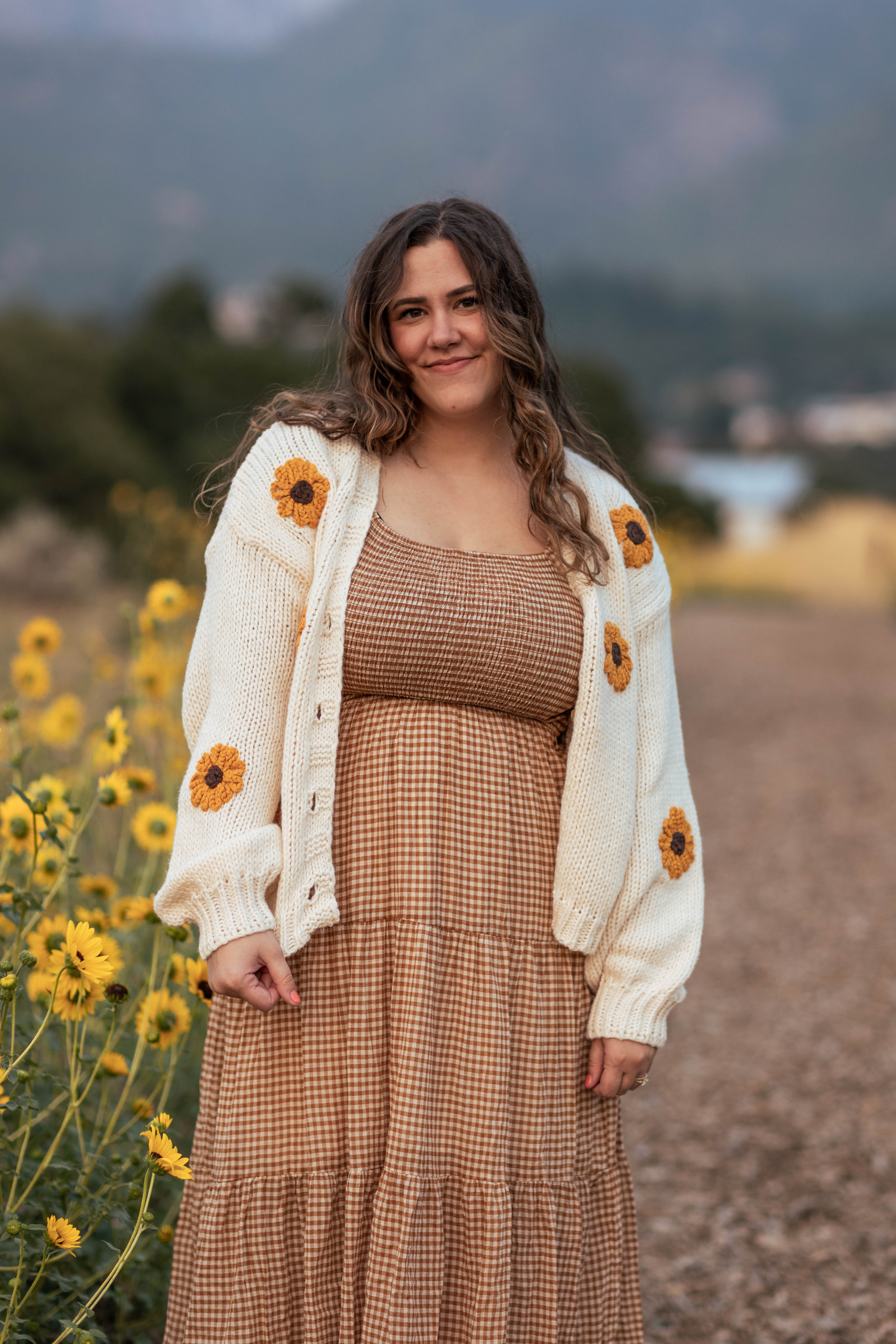 Sunflower cardigan