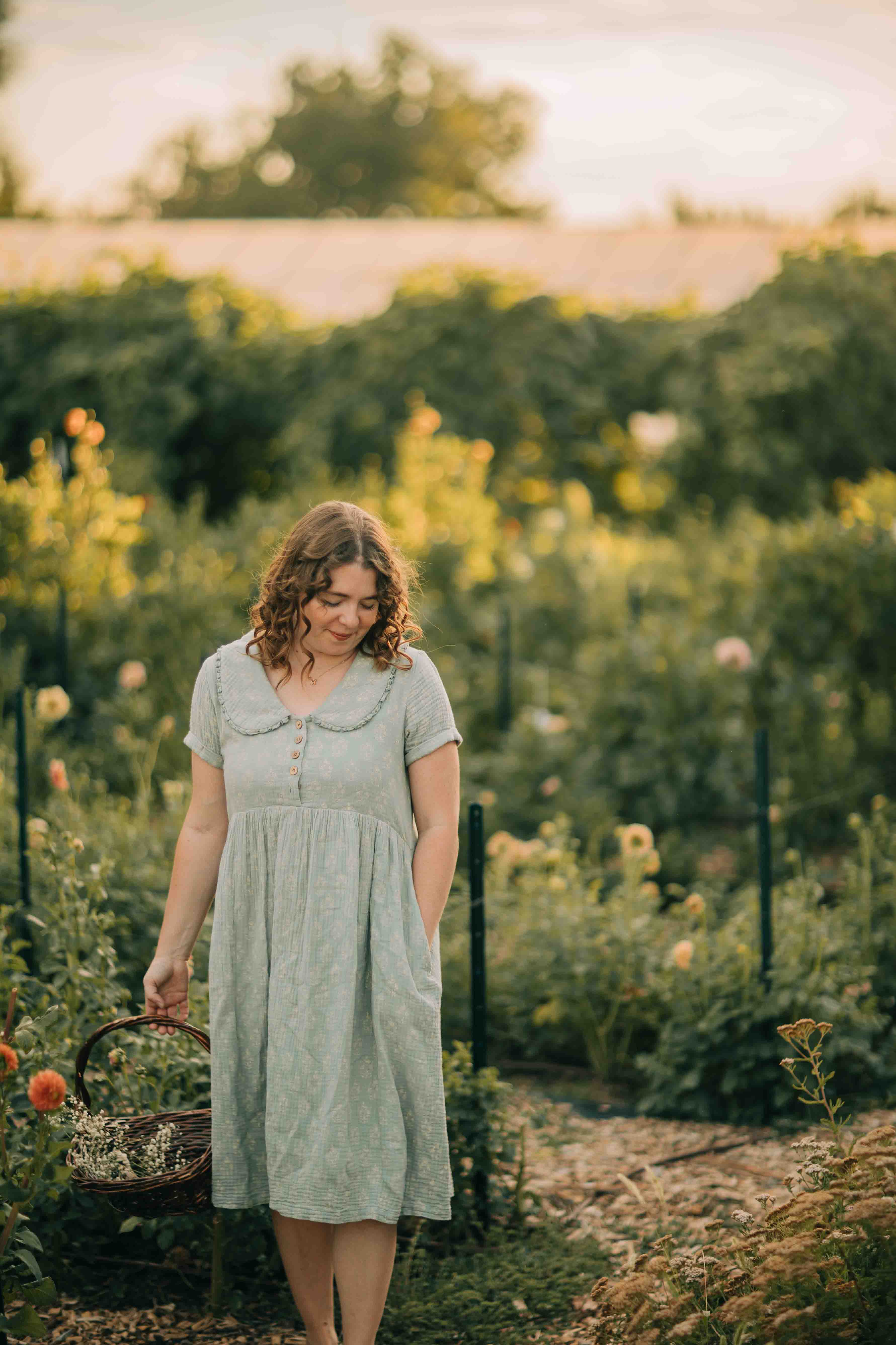 Willow Dress--Sage